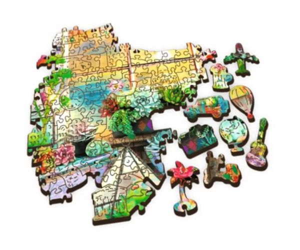 Wood Craft: Dom na pobreží 500+1 dielne drevené puzzle - Trefl