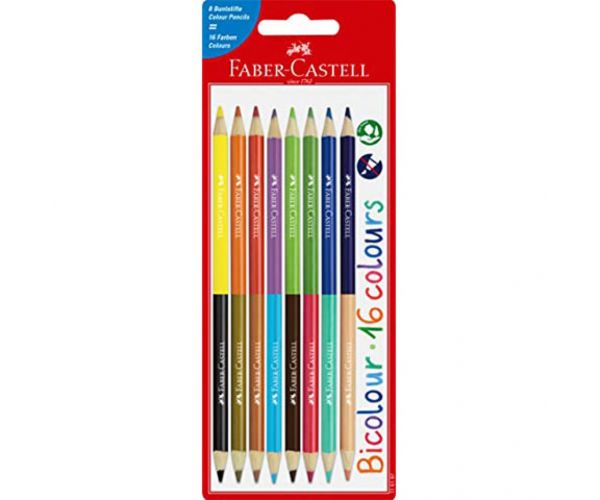 Faber-Castell: Bicolor farebný ceruzový set 8ks