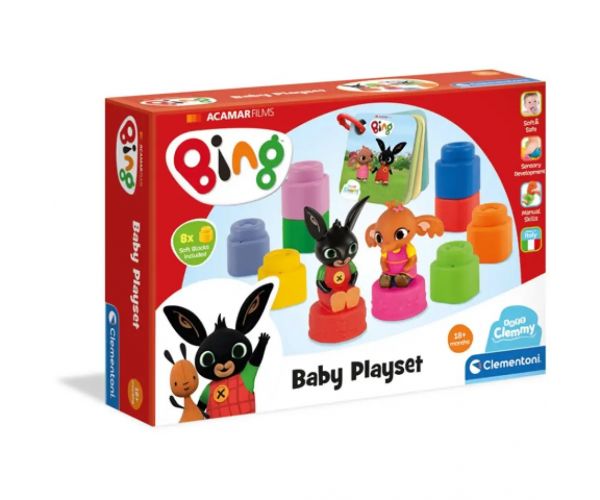 Clemmy Bing set mäkkých kociek - Clementoni