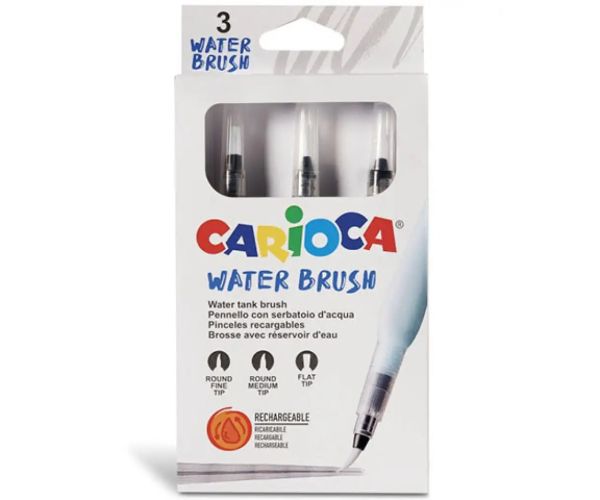 3 dielny set štetcov - Carioca