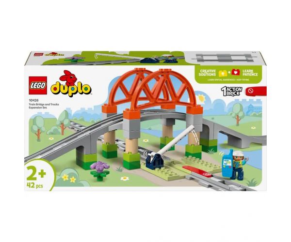 LEGO® DUPLO®: Železničný most a koľaje doplnková sada (10426)