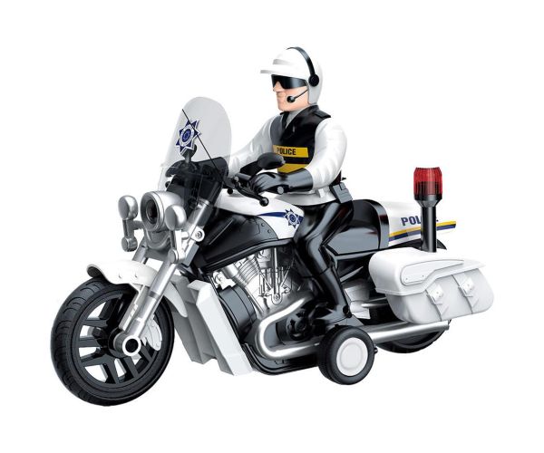 Luna: Light Striker policajný motocykel s policajnou figúrkou, so svetlom a zvukom 1/10