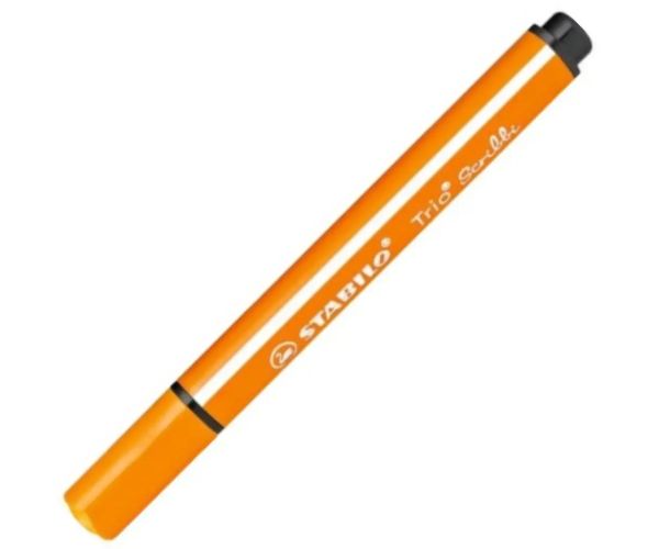 Stabilo: Trio Scribble trojhranná fixka v oranžovej farbe