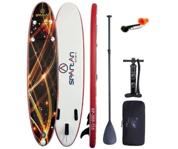 Čierny Solar SP-320 SUP Stand Up Paddle set 320cm  Spartan
