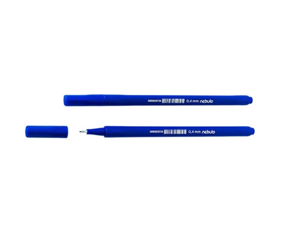 Nebulo: Trojuholníkové liner pero modrej farby 0,4 mm – 722-B