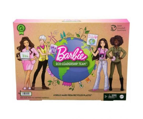 Barbie: Spoločne pre zem, kariérne bábiky 4ks v balení - Mattel