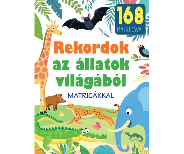 Rekordy zo sveta zvierat vzdelávacia kniha s nálepkami