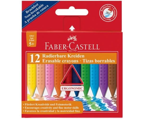 Vygumovacia pastelka 12 kusový set - Faber-Castell