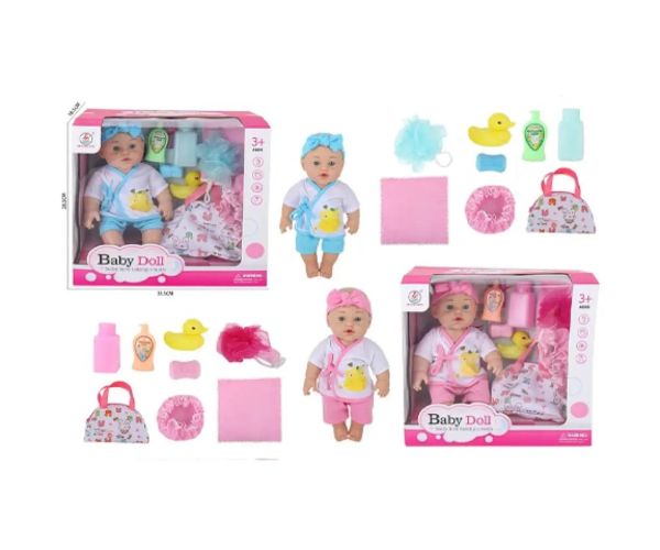 Baby Dolls novorodeniatko s kúpeľňovou sadou vo dvoch variantoch