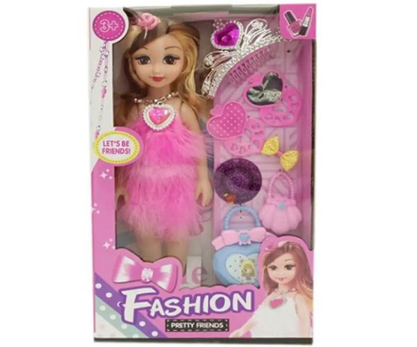 Fashion módna bábika s príslušenstvom a diadémom