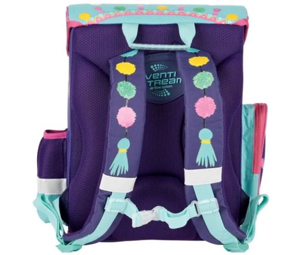 Láma ergonomická školská taška, batoh 36x27x14cm - Bambino