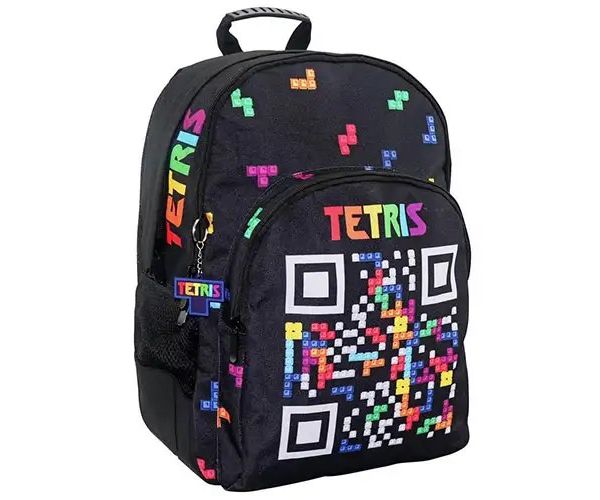 Tetris zaoblený školský batoh, ruksak 33x16x45cm