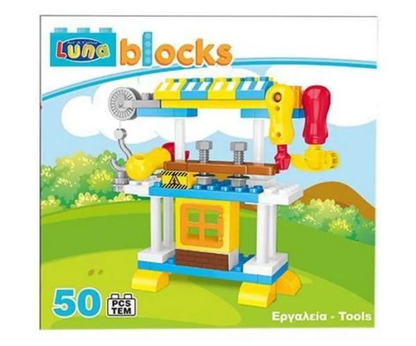 Blocks DIY stôl stavebnica 50 dielny set