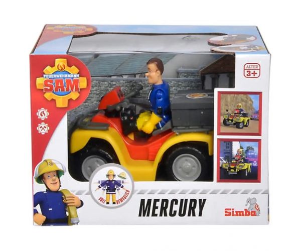 Sam hasiči: Mercury quad vozidlo s figúrkou - Simba Toys