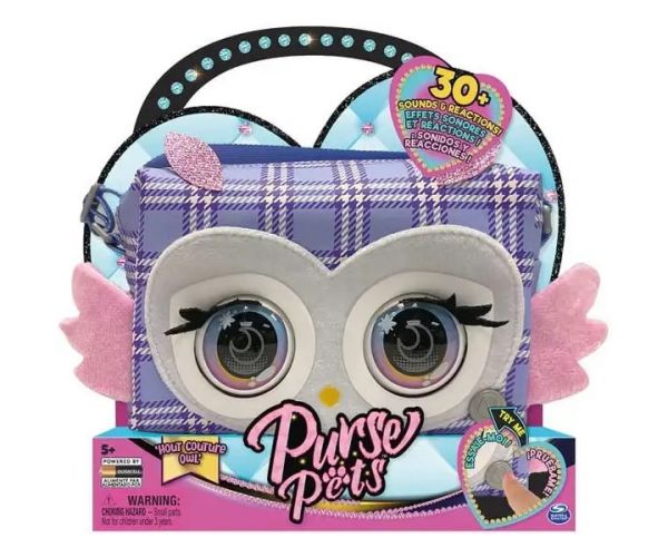 Purse Pets: Hot Couture Owl interaktívna taška - Spin Master (maď.jaz.)