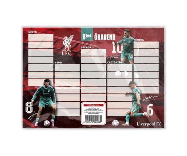 Nebulo: rozvrh triedy Liverpool A/5