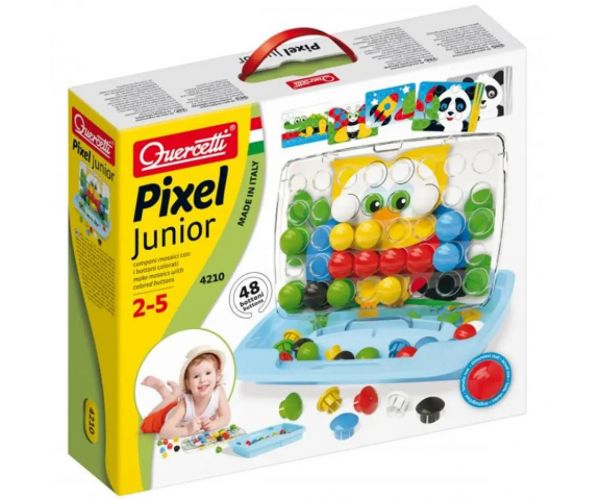 Quercetti: Pixel Junior baby veľké kolíčky
