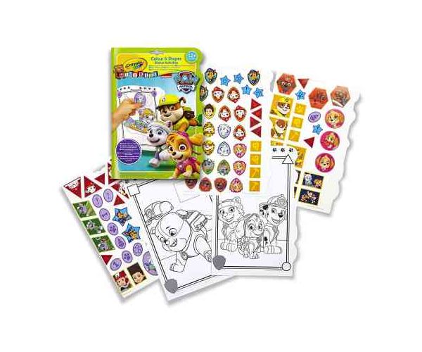 Paw Patrol omaľovánka a pracovný zošit - Crayola