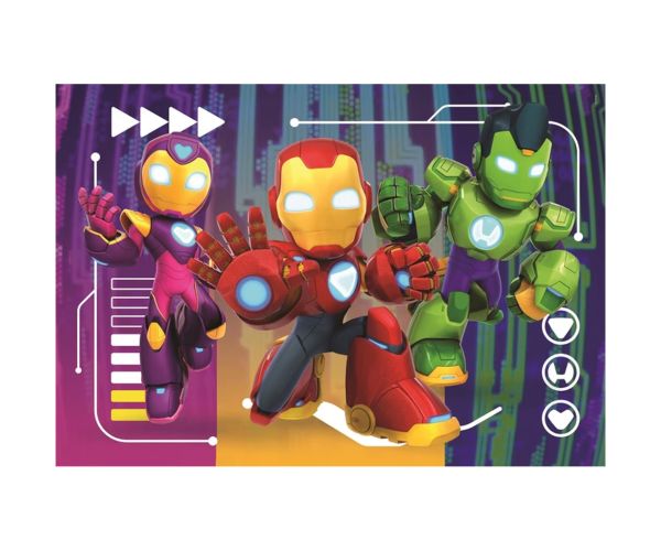Iron Man a jeho priatelia 60-dielne Supercolor puzzle - Clementoni