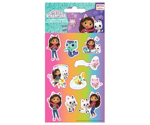 Gábinin kúzelný domček set samolepiacich nálepiek 5ks na 8x12cm hárku