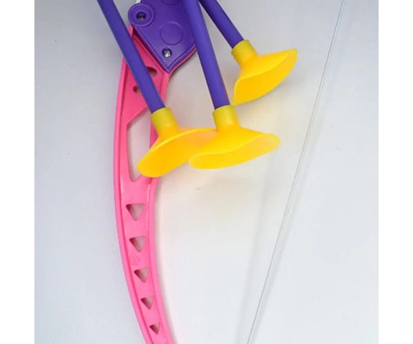 Ružový set s lukom a prísavkovými šípmi 54cm