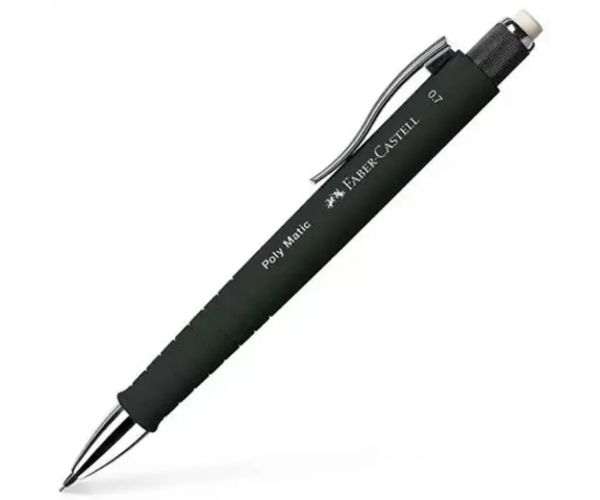 Faber-Castell: Poly Matic čierna mechanická ceruzka 0,7mm