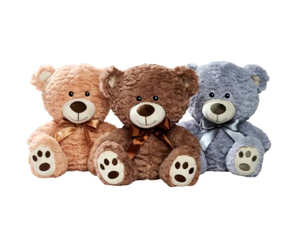 Nicotoy: Sediaci plyšový medveď v rôznych farebných variantoch 25cm 1ks – Simba Toys
