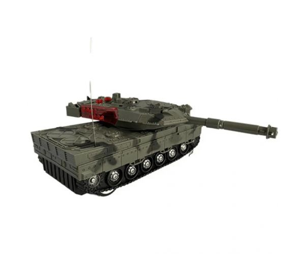 RC Tank Leopard 2 na diaľkové ovládanie so svetelnými efektmi 23cm
