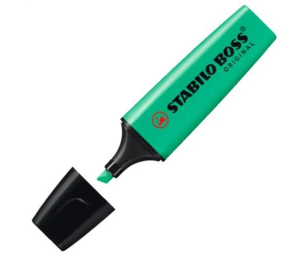 Stabilo: BOSS Original zvýrazňovač v tyrkysovej farbe 2-5mm