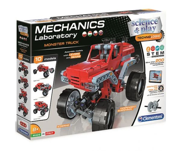 Mechanický laboratórium Monster Truck 10v1 stavebnica - Clementoni