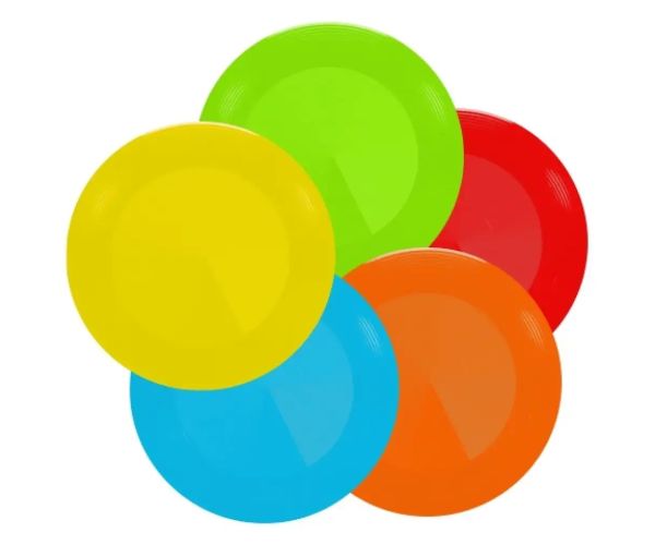 LENA: Okrúhle frisbee vo viacerých farbách 22cm