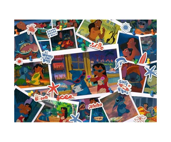 Disney: Stitch sladké spomienky 1000-dielne puzzle - Trefl