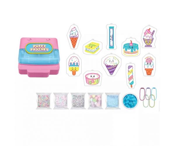 Puffy Pouches: Pufi charm design set - zmrzlina
