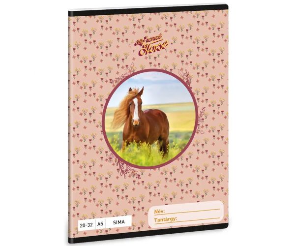 Ars Una: My sweet Horse jazdecký zošit s hladkými listami A/5