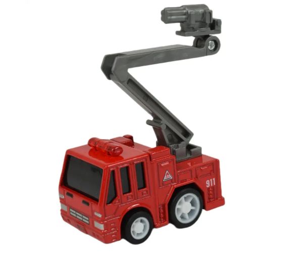 Alloy Car: Hasičské auto v rôznych variantoch 5cm