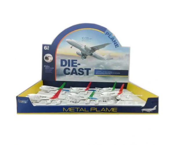 Metal Plame kovové lietadlo so svetlom, rôzne varianty