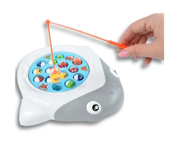 BabyFish: Žralok - Elektrická otáčajúca sa rybárska hračka so zvukom