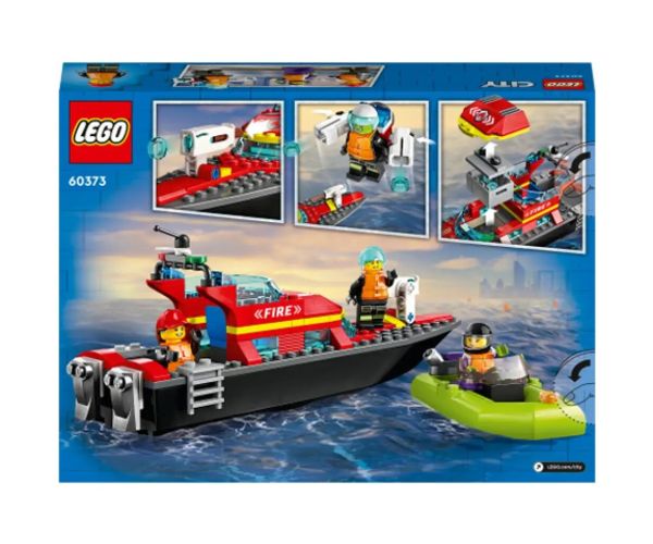 LEGO® City: Požiarna loď (60373)