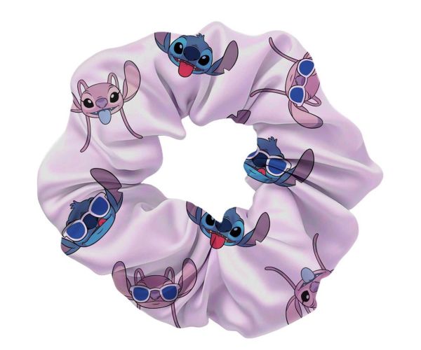 Luna: Sada 2 ks gumičiek do vlasov scrunchies Lilo & Stitch