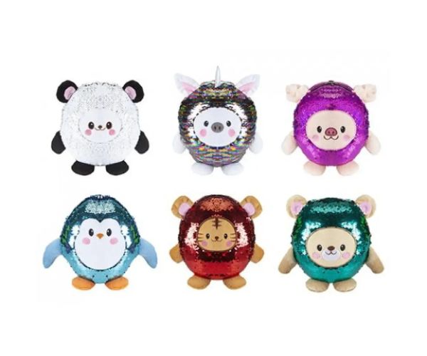 Shimmeez: Glitrové zvieratá 20 cm, 6 rôznych variantov