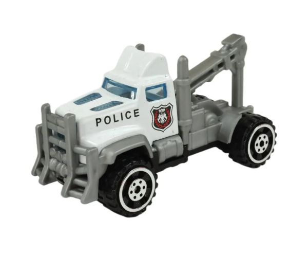 World of Trucks: Policajné autíčka v rôznych variantoch 7cm