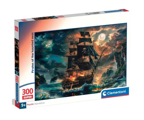 Duchovia piráti morí 300-dielový puzzle - Clementoni