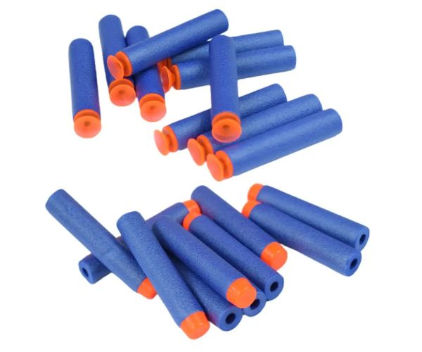 Soft Bullet Gun: Elektrická zbraň so zásobníkom a nábojmi vo dvoch variantoch 60cm