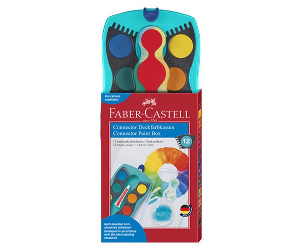 Faber-Castell: Akvare, 12 farieb, tyrkysový set