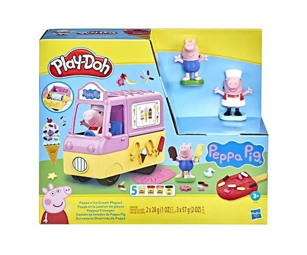 Play-Doh: Peppa Pig set na výrobru zmrzliny s príslušenstvom 227g - Hasbro