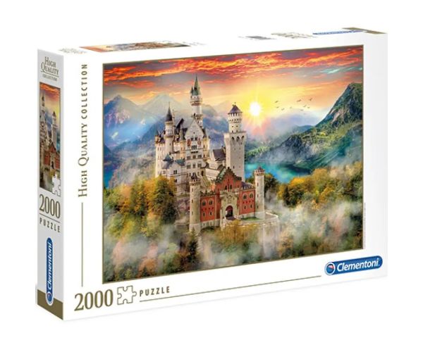 Hrad Neuschwanstein HQC 2000-dielová skladačka - Clementoni