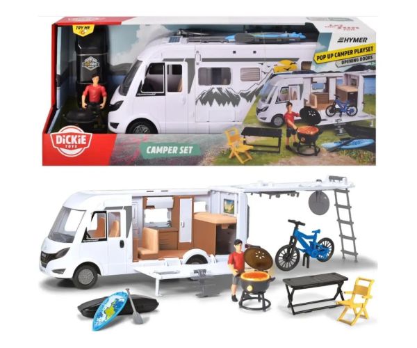 Hymer Camping Van obytný automobil s príslušenstvom 30cm - Dickie Toys