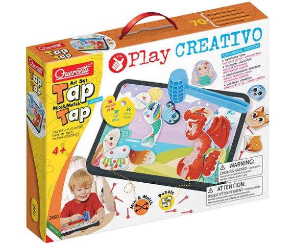 Quercetti: Play Creativo Tap Tap Zvieratá kreatívna hračka