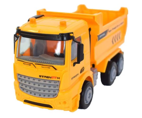 Sklápač, žlté nákladné auto 17cm
