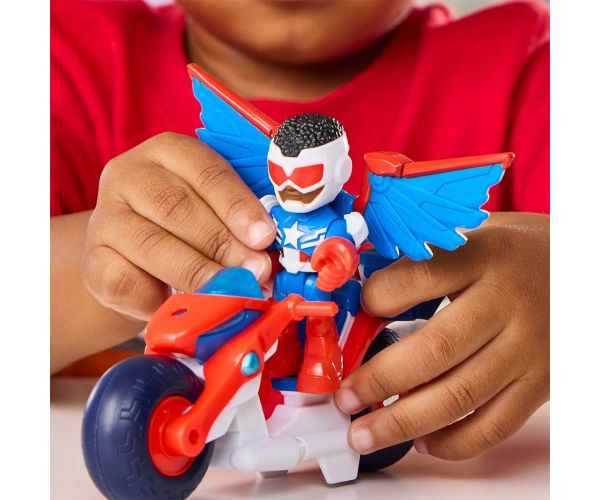 Marvel Iron Man a jeho úžasní priatelia - Captain America a Super Bike vozidlo - Hasbro